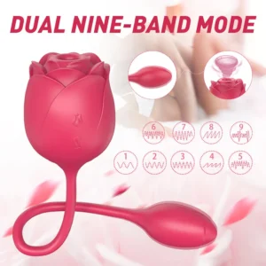 Dual-Function Sucking Bullet Vibrator – Teasing & Intimate Stimulation for Women